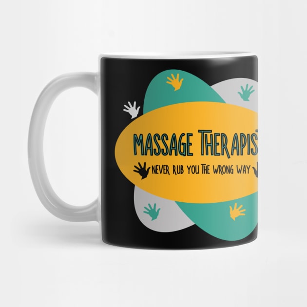 Massage Therapists Hands Rub Ovals by Barthol Graphics